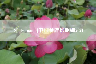 张北中国金牌榜明细2021