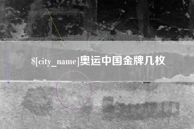 张北奥运中国金牌几枚