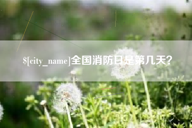张北全国消防日是第几天？