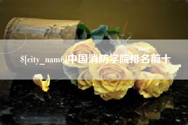 张北中国消防学院排名前十