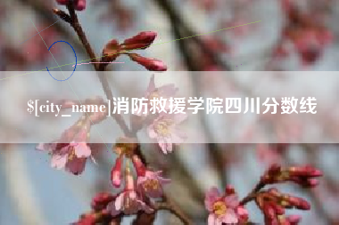 张北消防救援学院四川分数线