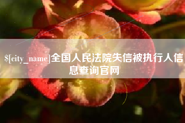 张北全国人民法院失信被执行人信息查询官网