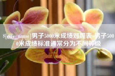 张北男子5000米成绩对照表-男子5000米成绩标准通常分为不同等级