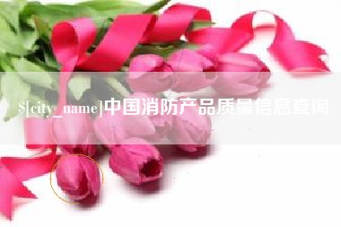 张北中国消防产品质量信息查询