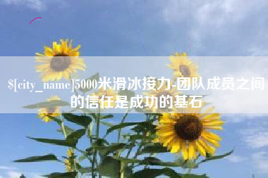 张北5000米滑冰接力-团队成员之间的信任是成功的基石