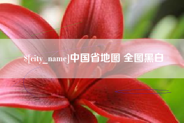 张北中国省地图 全图黑白