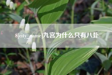 张北九宫为什么只有八卦