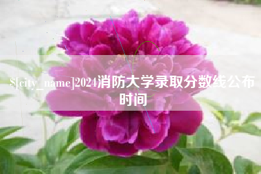 张北2024消防大学录取分数线公布时间