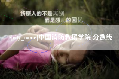 张北中国消防救援学院 分数线