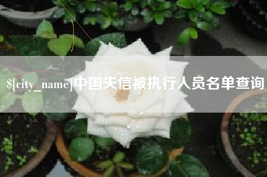 张北中国失信被执行人员名单查询