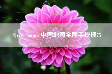 张北中国地图全图手抄报75