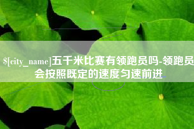 张北五千米比赛有领跑员吗-领跑员会按照既定的速度匀速前进