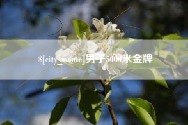 张北男子5000米金牌