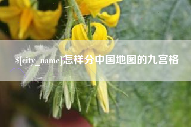 张北怎样分中国地图的九宫格