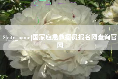 张北国家应急救援员报名网查询官网
