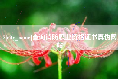张北查询消防职业资格证书真伪网站