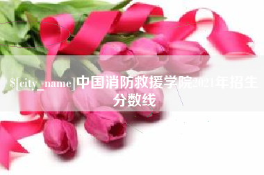 张北中国消防救援学院2021年招生分数线