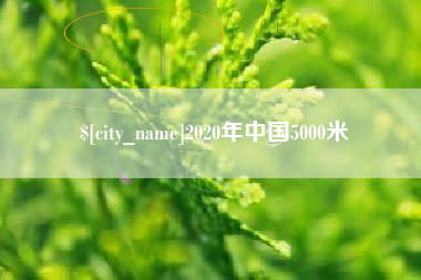 张北2020年中国5000米