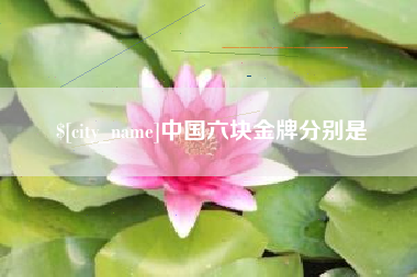 张北中国六块金牌分别是