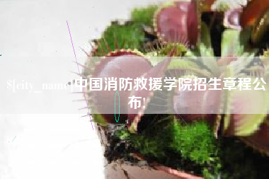 张北中国消防救援学院招生章程公布!